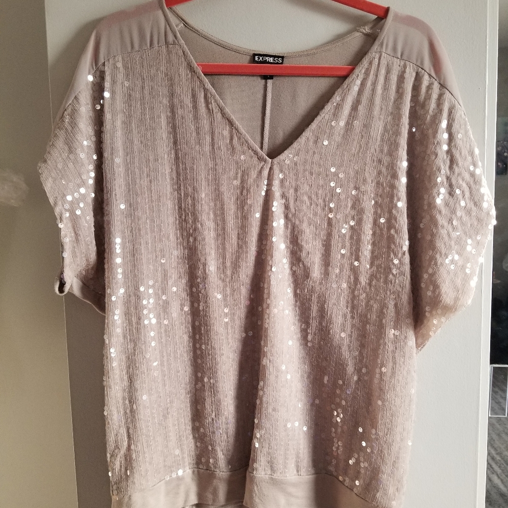Express Sequined Top - Large - Picture 2 of 5